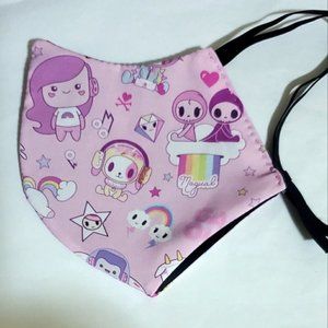😍TOKIDOKI! Handmade adjustable face mask